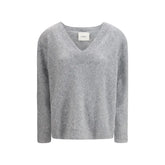 Lisa Yang Gray Cashmere Sweatshirt - 0/XS