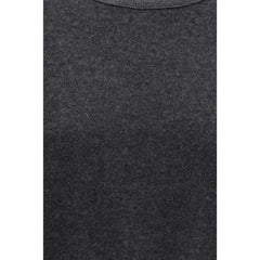 Lisa Yang Gray Fleece Wool T-Shirt