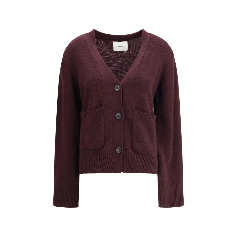 Lisa Yang Purple Cashmere Cardigan - 0/XS