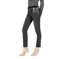 Liu Jo Black Cotton Skinny Jeans