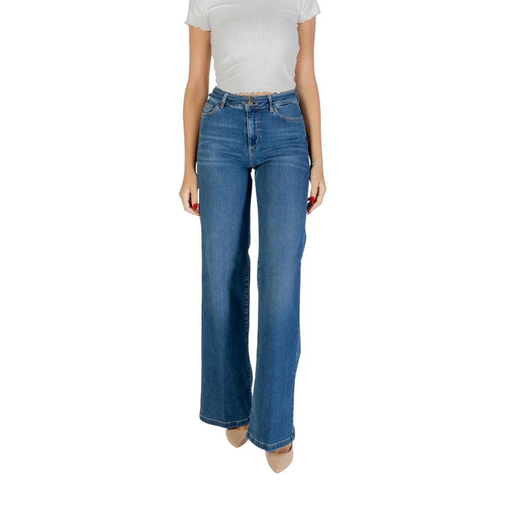 Liu Jo Blue Cotton Bootcut Jeans