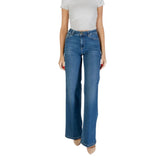 Liu Jo Blue Cotton Bootcut Jeans