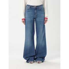 Liu Jo Blue Cotton Flared Jeans - 33
