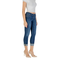 Liu Jo Blue Cotton Mom Jeans