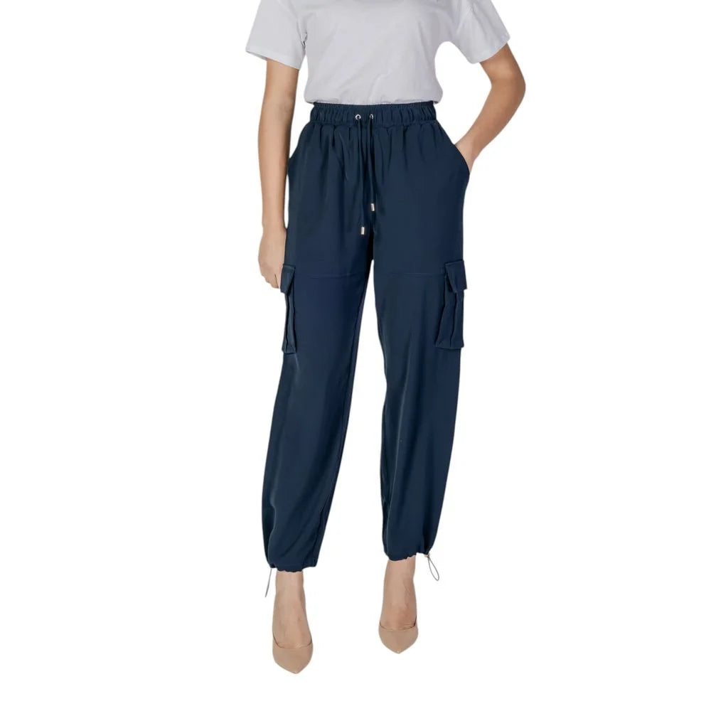 Liu Jo Blue Polyester Pant - IT38|XS