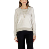 Liu Jo White Viscose Sweatshirt - Sweatshirts