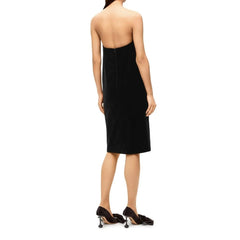 Loewe Black Cotton Cocktail Dress - 38
