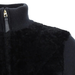 Loewe Black Lamb Fur Coat - 44