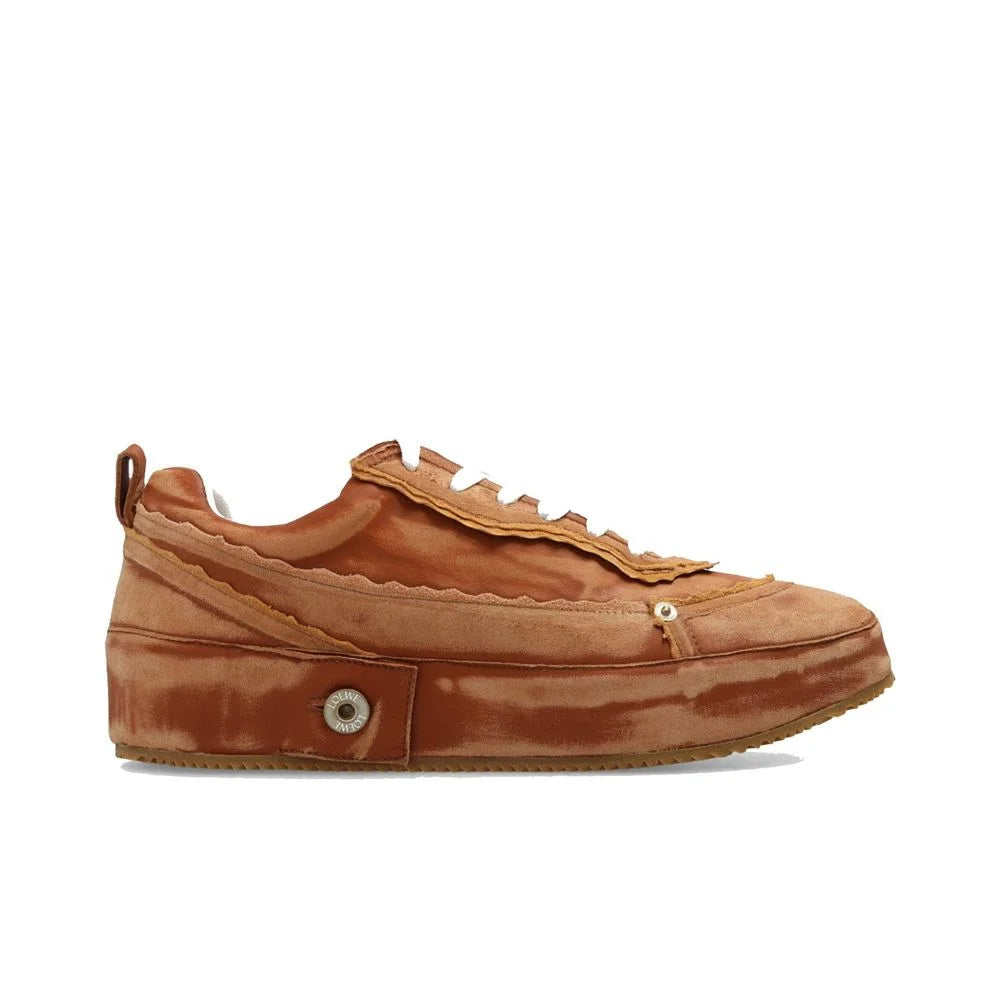 Loewe Brown Calfskin Platform Sneakers - EU41/US8
