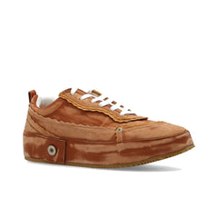 Loewe Brown Calfskin Platform Sneakers - EU41/US8