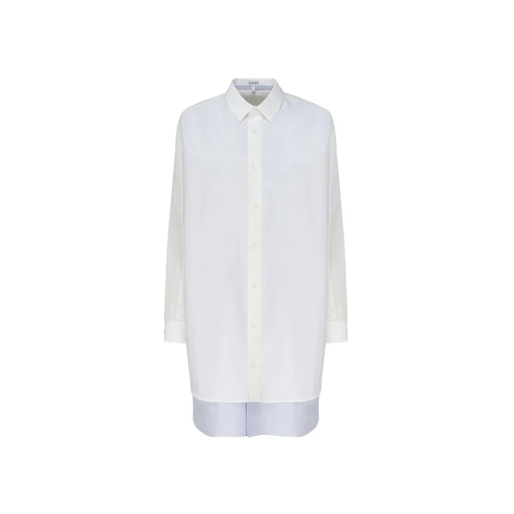 Vestido de Algodón Blanco Loewe - 40