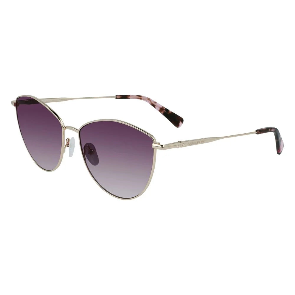 Longchamp Gold Metal Sunglasses - Sunglasses