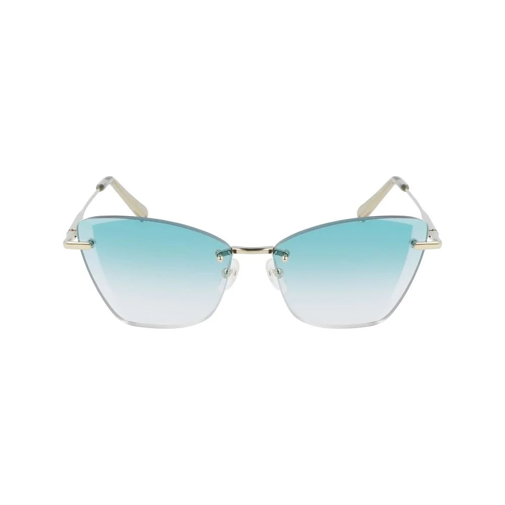 Longchamp Gold Metal Sunglasses - Sunglasses