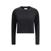 Loulou De Saison Black Cotton Long Sleeve T-Shirt