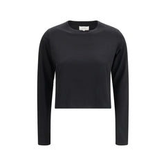 Loulou De Saison Black Cotton Long Sleeve T-Shirt