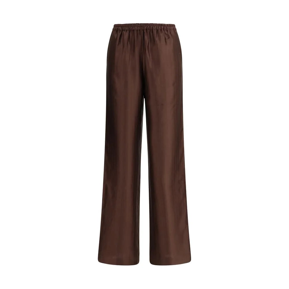Loulou De Saison Brown Viscose Casual Pants