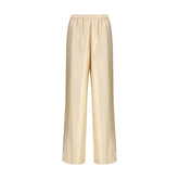 Loulou De Saison Cream Viscose Casual Pants
