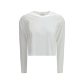 Loulou De Saison White Cotton Long Sleeve T-Shirt - XL