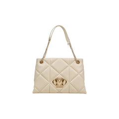 Love Moschino Beige Artificial Leather Handbag