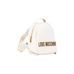 Love Moschino Beige Polyethylene Backpack - Backpacks