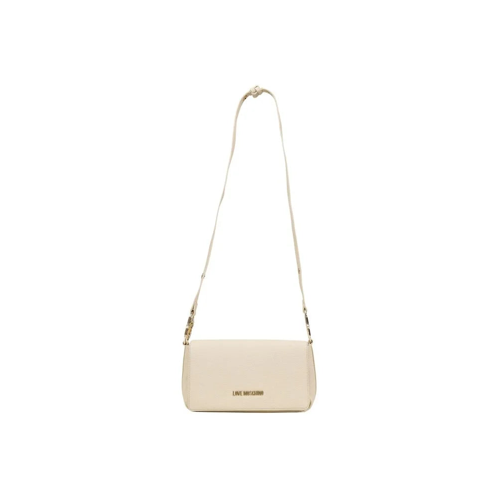 Love Moschino Beige Polyethylene Handbag