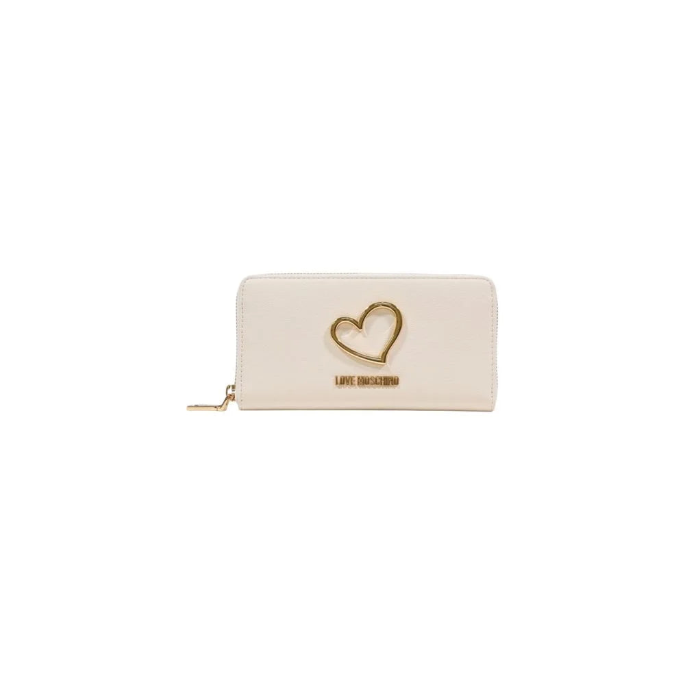 Love Moschino Beige Polyethylene Wallet