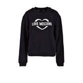 Love Moschino Black Cotton Sweatshirt - 42 | S