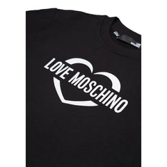 Love Moschino Black Cotton Sweatshirt - 42 | S