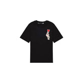 Love Moschino Black Cotton T-Shirt - IT40 | XS
