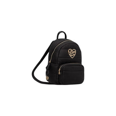 Love Moschino Black Nylon Backpack - Backpacks