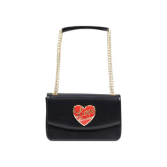 Sac à main en polyéthylène noir Love Moschino