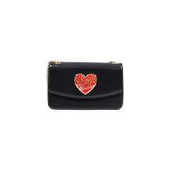 Sac à main en polyéthylène noir Love Moschino
