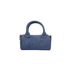 Love Moschino Blue Cotton Handbag
