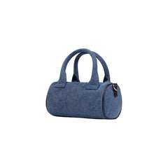 Love Moschino Blue Cotton Handbag