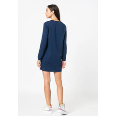Love Moschino Blue Cotton Women Dress - IT44|L - Dresses