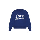 Love Moschino Blue Wool Sweatshirt - 44 | M