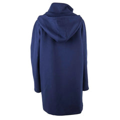 Love Moschino Blue Wool Women Coat - Overcoats