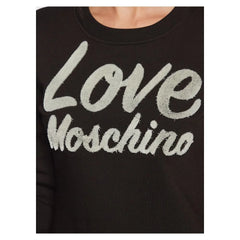 Love Moschino Chic Embossed Logo Cotton Blend Dress - Dresses