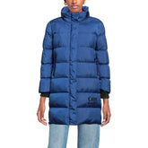 Love Moschino Chic Long Down Jacket with Logo Detail - Puffer Jackets