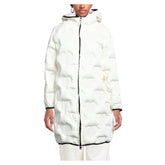 Love Moschino Chic Quilted Heart Long Down Jacket - Puffer Jackets
