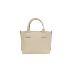 Love Moschino Cream Polyethylene Handbag