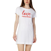 Love Moschino White Cotton Short - IT40 | XS - Dresses