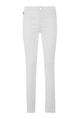 Love Moschino White Cotton Women’s Jeans - W30 - Jeans