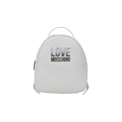 Love Moschino White Polyethylene Backpack - Backpacks