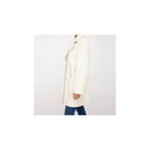 Love Moschino White Wool Women Coat - IT46 | L - Overcoats