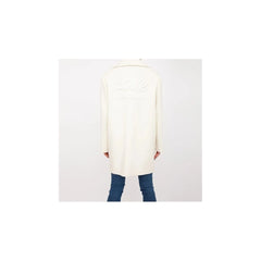 Love Moschino White Wool Women Coat - IT46 | L - Overcoats