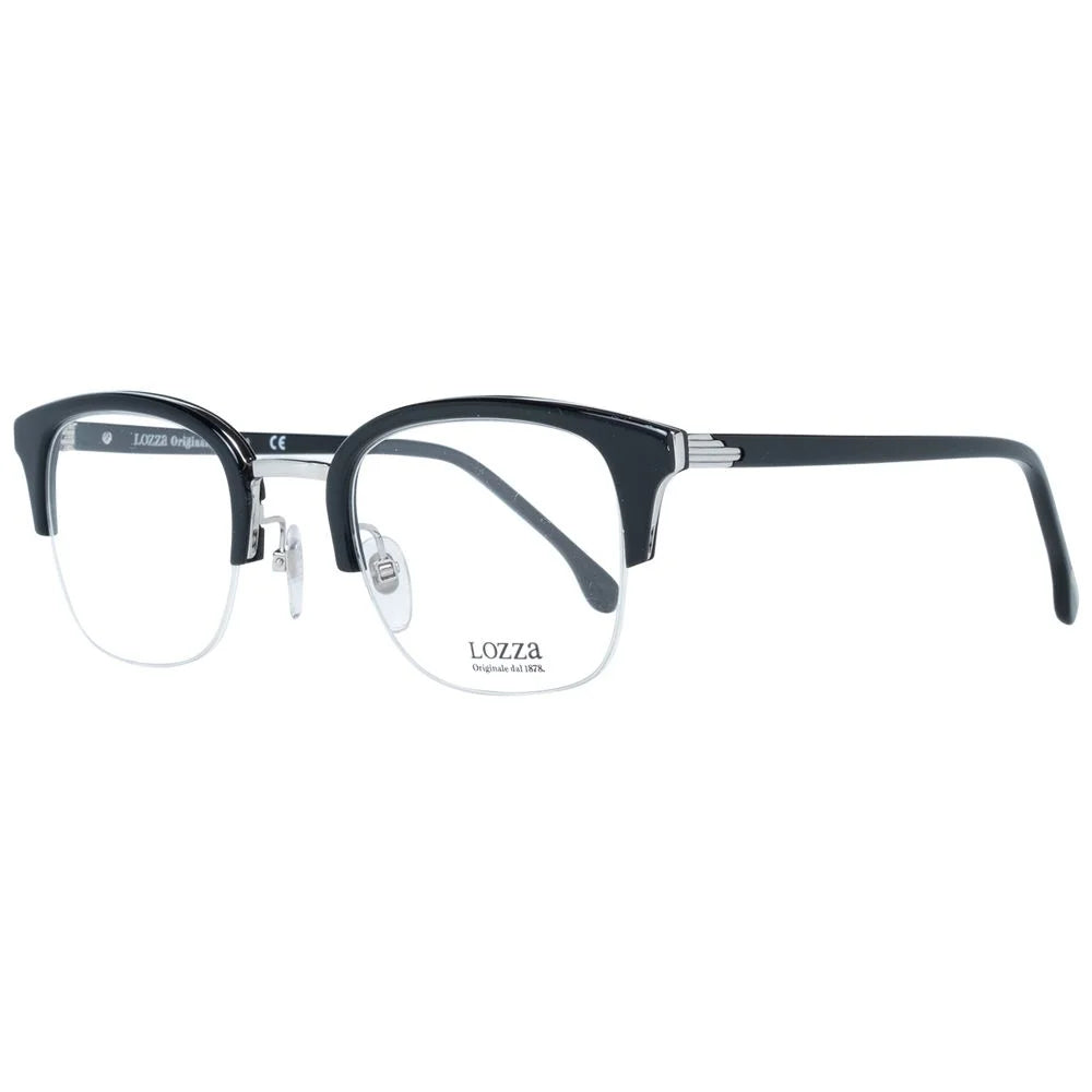 Lozza Black Unisex Glasses Frame - Eyeglasses