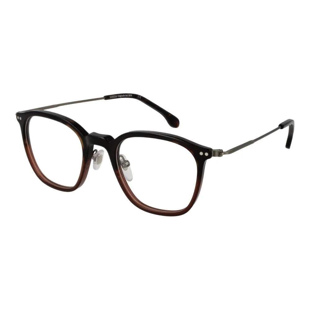 Lozza Brown Unisex Glasses Frame - Eyeglasses