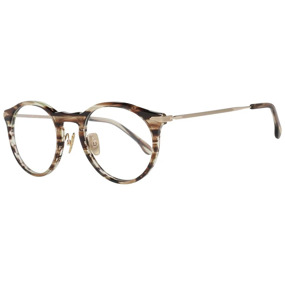 Lozza Brown Unisex Glasses Frame - Eyeglasses