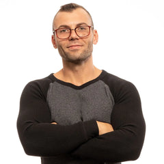 Lozza Red Men Glasses Frame - Eyeglasses